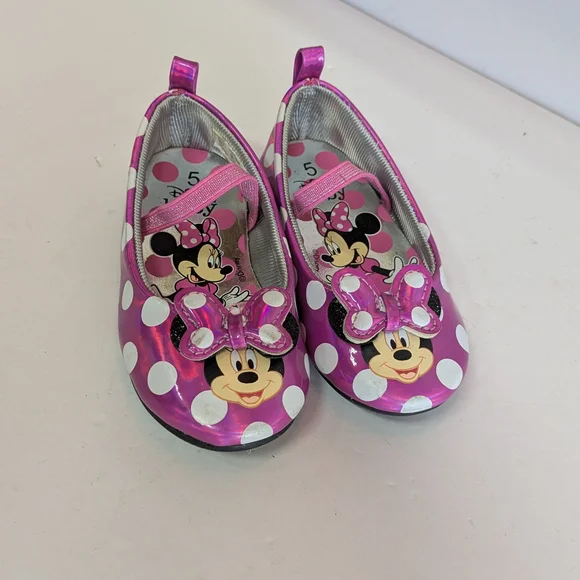 Disney Minnie Mouse Pink Shoes - Picture 2 of 9